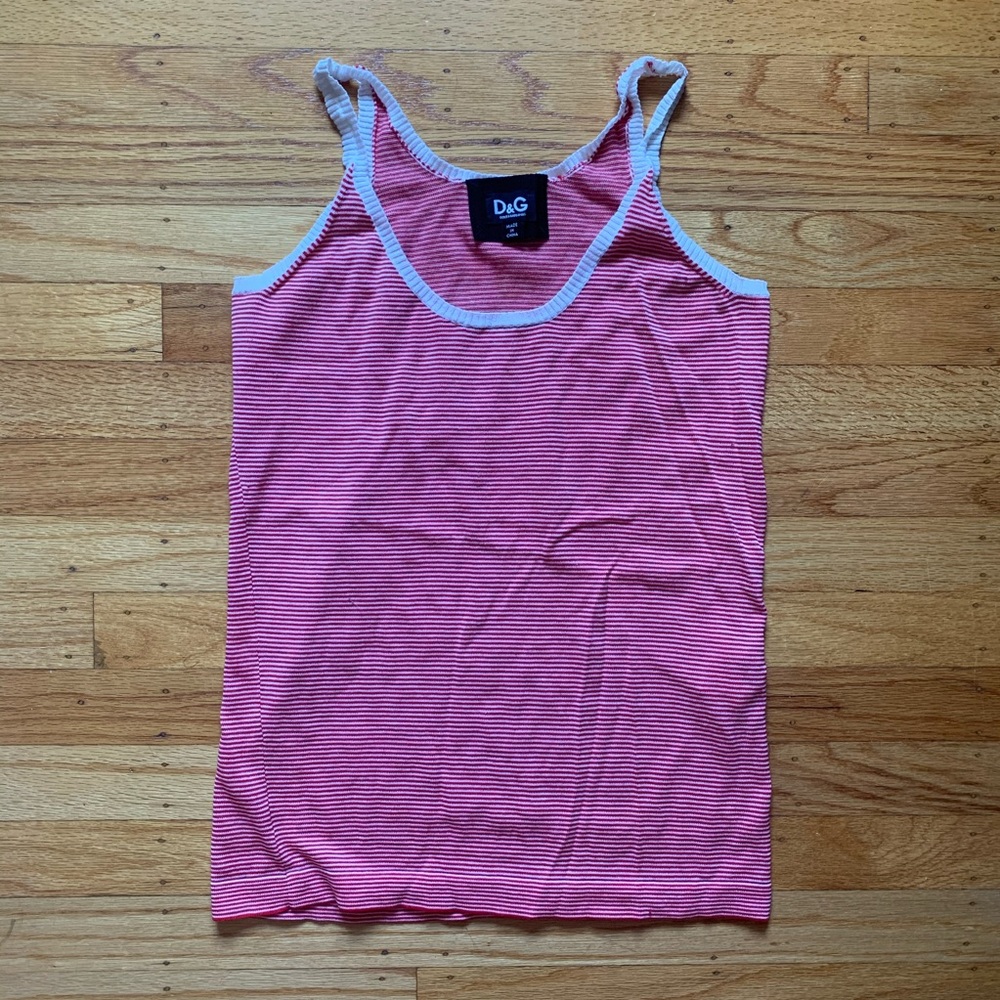 Dolce & Gabbana Knit Striped Tank